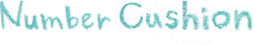 Number Cushion